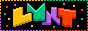 LMNT.me in colorful rainbow text against a space-like black starry background