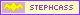 a yellow bat symbol pixel sprite to the left and the ship name for steph brown and cass cain, 'steph cass', to the right. the colorscheme is purple and a golden yellow