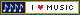 music notes with text to the right that says 'i heart music'