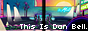this is dan bell, against a vaguely vapor-wave inspired background