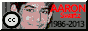 aaron swartz: 1986 to 2013, with a photo of his face