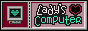 lady's computer personal site button with a pixel sprite computer on the side