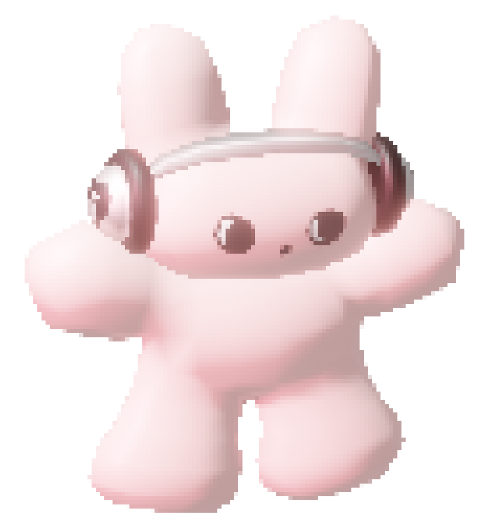 superlove bunny logo